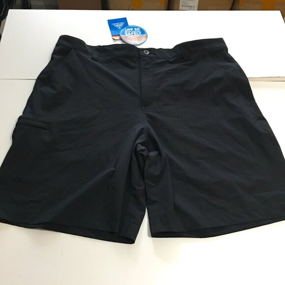 Columbia PFG Omni-Shield Men’s Shorts Size 42 Black Fishing NWT UPF 50 - Picture 2 of 13